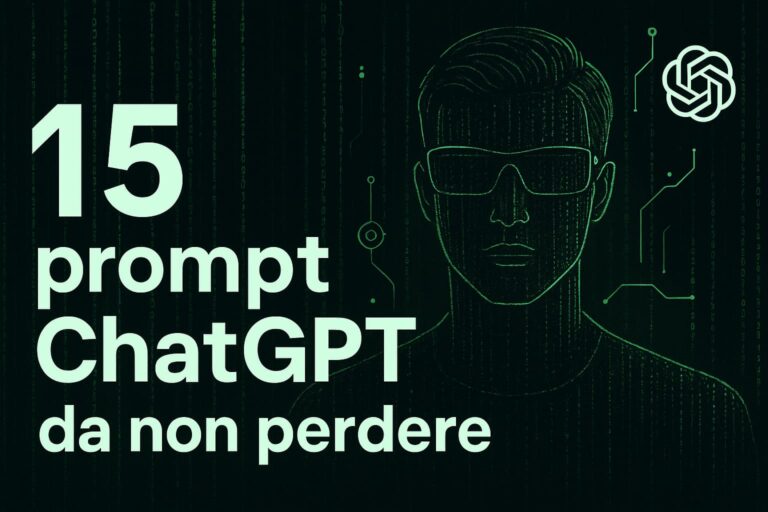 15 prompt ChatGPT da non perdere